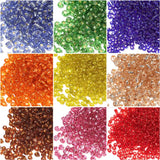 450g Round Glass Beads Cross Stitch DIY Jewelry Loose Beads