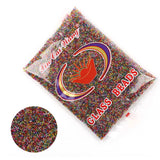 450g 2mm Silver Inside Glass Seed Beads Jewelry Making DIY Accessories