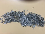 452g Assorted Stainless Steel Beads Tumbling Media Shot for Polishing Jewelry
