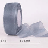 Colorful Chiffon Yarn Ribbon DIY Bow Gift Packaging Rose Ribbon