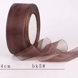Colorful Chiffon Yarn Ribbon DIY Bow Gift Packaging Rose Ribbon