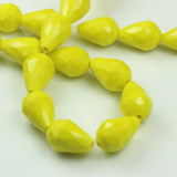 45Pcs/Lot 10x15mm Chinese Crystal Teardrop Beads Vertical Hole DIY Jewelry