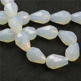 45Pcs/Lot 10x15mm Chinese Crystal Teardrop Beads Vertical Hole DIY Jewelry