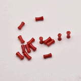 45Pcs Red Coral Bamboo Joint Bulk Earring Charms JA0120