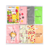 45Pcs/Lot Small Plastic Bag 2 Sizes Boutique Gift Bag With Handle