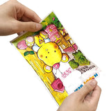 45Pcs/Lot Small Plastic Bag 2 Sizes Boutique Gift Bag With Handle