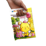 45Pcs/Lot Small Plastic Bag 2 Sizes Boutique Gift Bag With Handle