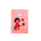 45Pcs/Lot Small Plastic Bag 2 Sizes Boutique Gift Bag With Handle