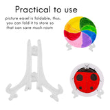 45Pcs Mini Easel Stands 3 Inch Plastic Plate Stand Holder Display Easel Stand