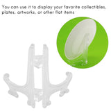 45Pcs Mini Easel Stands 3 Inch Plastic Plate Stand Holder Display Easel Stand