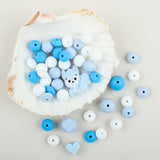 45pcs Squirrel Silicone Beads for Jewelry Making DIY Necklace Bracelet