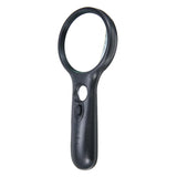 45X Microscope Lens Handheld Magnifying Glass 3 LED Light Loupe Jewelry Craft