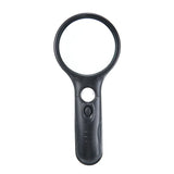 45X Microscope Lens Handheld Magnifying Glass 3 LED Light Loupe Jewelry Craft