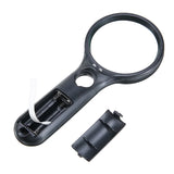 45X Microscope Lens Handheld Magnifying Glass 3 LED Light Loupe Jewelry Craft