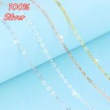 S925 Sterling Silver Cross-Shaped Chain Clavicle Chain