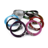 Colorful Steel Wire Collar Necklace Memory Jewelry DIY Choker Chains