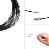 Colorful Steel Wire Collar Necklace Memory Jewelry DIY Choker Chains