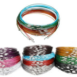 Colorful Steel Wire Collar Necklace Memory Jewelry DIY Choker Chains