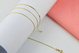 (18inch) 1mm Tibetan Silver Necklace Women Snake Chain Fit Pendant