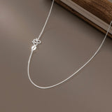 Silver 999 Chain Choker Necklace for Women Girls