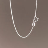 Silver 999 Chain Choker Necklace for Women Girls