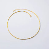 Silver 999 Chain Choker Necklace for Women Girls