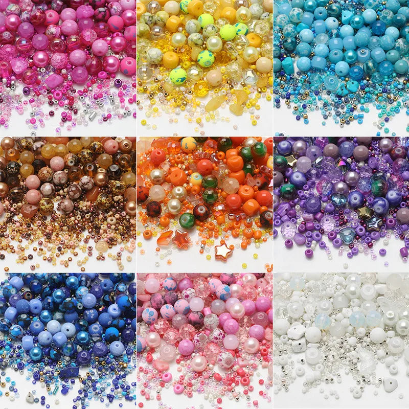 45g Czech Crystal Round Beads for Jewelry Making Necklace Bracelet