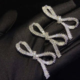 45mm Women's Bow CZ Pearl Bracelet Buckle High Quality
