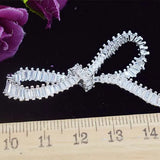45mm Women's Bow CZ Pearl Bracelet Buckle High Quality