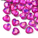 45pcs Rhinestone Heart Cabochons for DIY Jewelry Nail Art 9.5x10x6mm