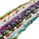 45pcs Natural Stone Beads Tourmaline Spacer Beads DIY Jewelry Making