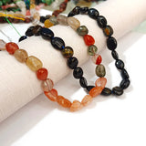 45pcs Agate Stone Beads for DIY Bracelet Making Mobile Phone Chain
