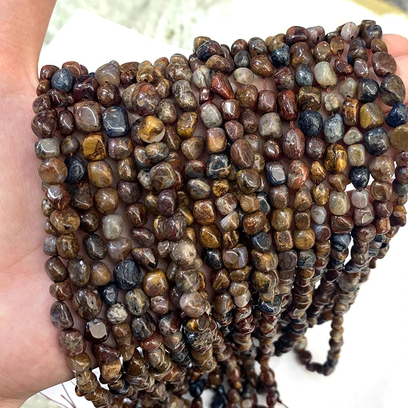 45pcs Agate Stone Beads for DIY Bracelet Making Mobile Phone Chain