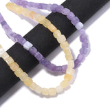 45pcs Tourmaline Natural Stone Agates Beads Spacer Square Beads