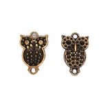 45pcs Owl Craft Charms Pendants for Jewelry Making Accessory DIY Necklace