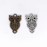 45pcs Owl Craft Charms Pendants for Jewelry Making Accessory DIY Necklace