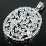 Big Pink Rhodolite Garnet Sapphire Pendant for Mom Daily Wear Dating