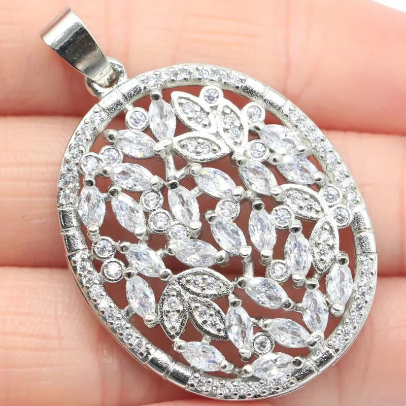 Big Pink Rhodolite Garnet Sapphire Pendant for Mom Daily Wear Dating