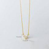 Silver Heart Pendant Necklace for Women 925 Silver Chain Choker