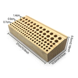 46 Holes Leather Craft Rack Stand Punching Tools Holder Organizer