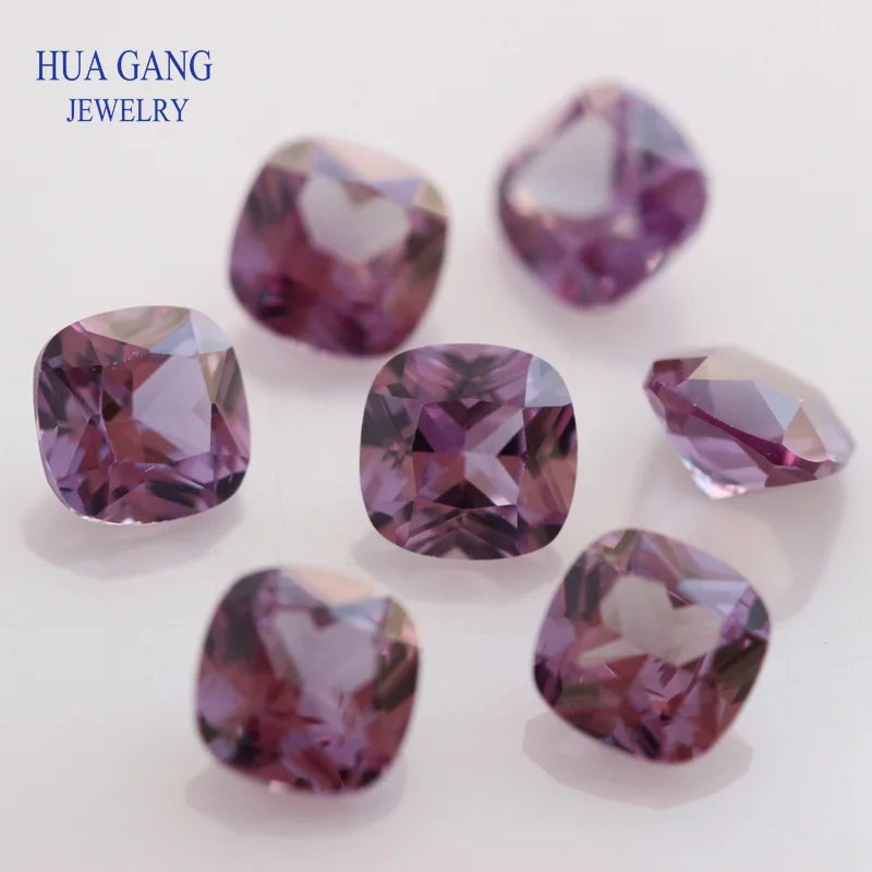 Synthetic Corundum Cushion & Princess Cut Stones 4x4~14x14mm