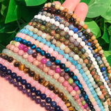Natural Stone Multi-Size Round Loose Bead Set