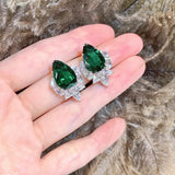 925 Sterling Silver Wedding Earrings for Women Bridal Jewelry Gift