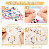 4600Pcs Clay Beads Kit for Bracelets Making with Charms