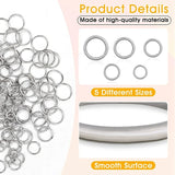 4600Pcs Jump Rings & Tools Jewelry Making Kit Silver