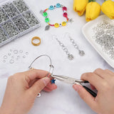 4600Pcs Jump Rings & Tools Jewelry Making Kit Silver