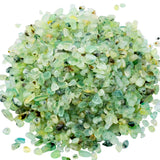 Green Prehnite Crystal Tumbled Stone Chips for Jewelry Making