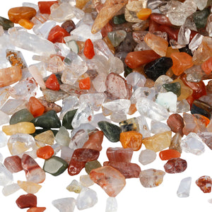 Mixed Natural Crystal Stone Chips Beads Crushed Irregular Stones