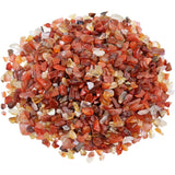 460g Natural Red Carnelian Tumbled Stone Chips Beads Crushed Pieces