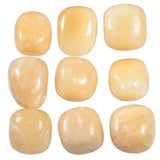 Natural Yellow Jade Gravel Stone for Decor, 460g